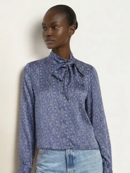 Claudie Pierlot Bluzka schwarz biała