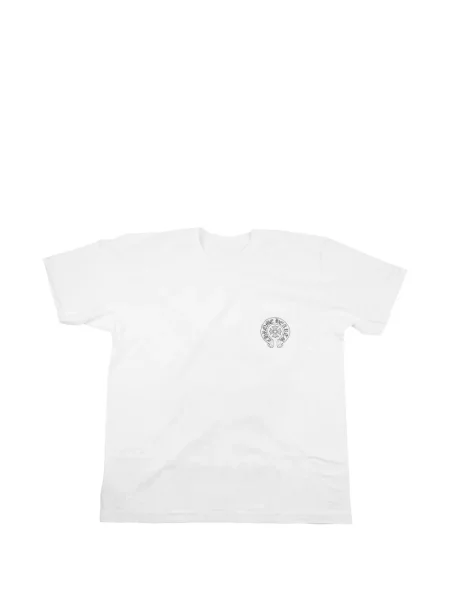 Tričko Chrome Hearts s potiskem se srdcovým vzorem bílé