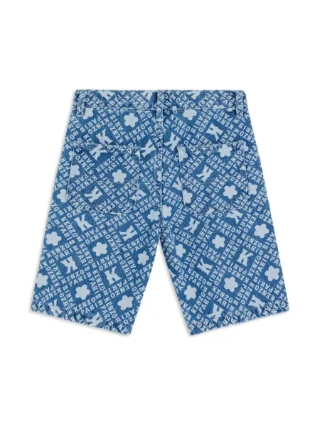 Szorty jeansowe dziecięce Kenzo niebieskie