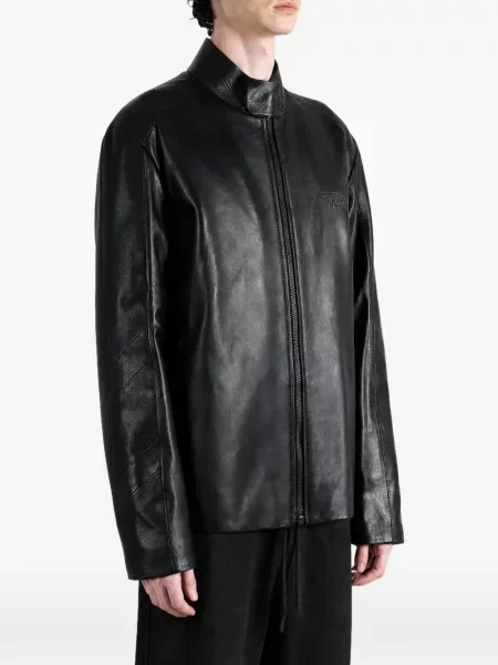 Geanta de piele Hugo Boss Br negru