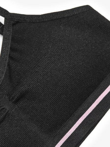Penti Grudnjak PENTI Mädchen Seamless kurzes Oberteil' crna