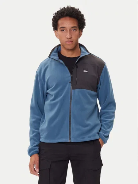 Fleecová mikina Jack Wolfskin modrá