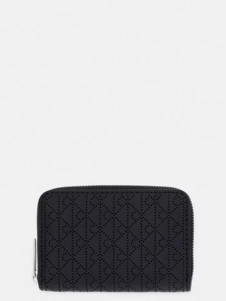 Calvin Klein πορτοφόλι RFID γυναικείο δερμάτινο μαύρο