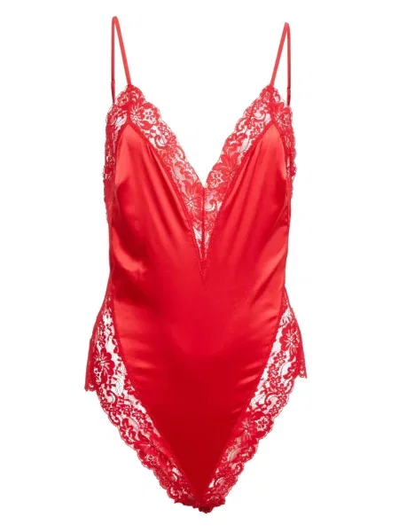 Body Fleur Du Mal din dantelă roșu