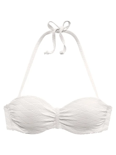 SUNSEEKER Sutien costum de baie alb
