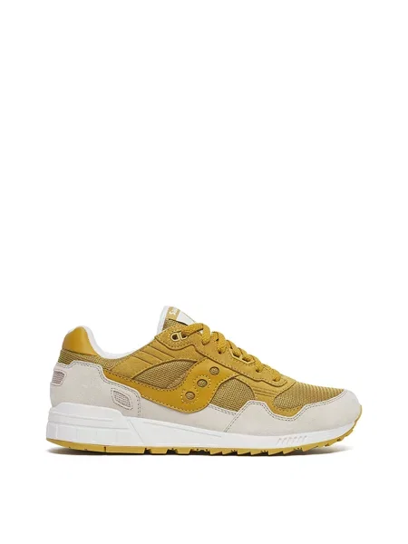 Замшевые повседневные кроссовки Saucony желтые