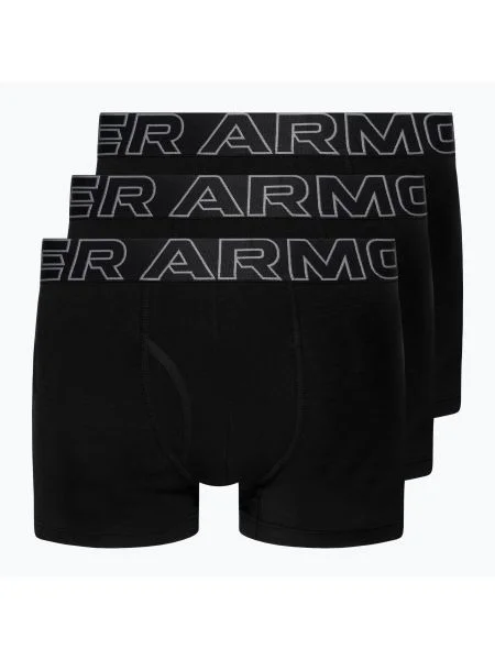 Under Armour Perf Cotton chiloți pentru bărbați Perf Cotton 3 buc negru. negru