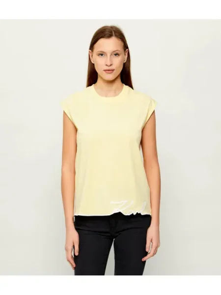 Karl Lagerfeld Top Signature galben