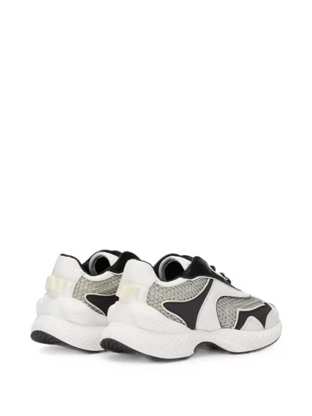 Sneakerși Roberto Cavalli plasă alb