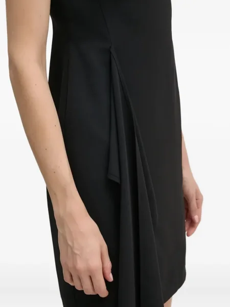 Rochie mini Sandro Ferrone fără mâneci de costum negru