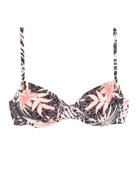 BUFFALO Bikini zgornji del rjava / roza bela