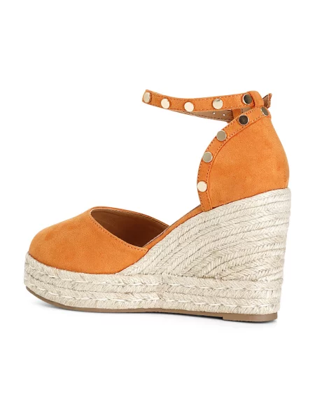 Espadrilky Cafènoir oranžová