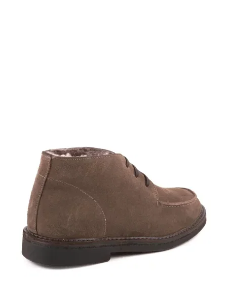 Botine Dirndl & Bua din piele de oaie maro