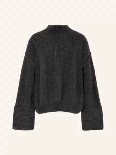 Black Palms Sweter Styna grau czarny