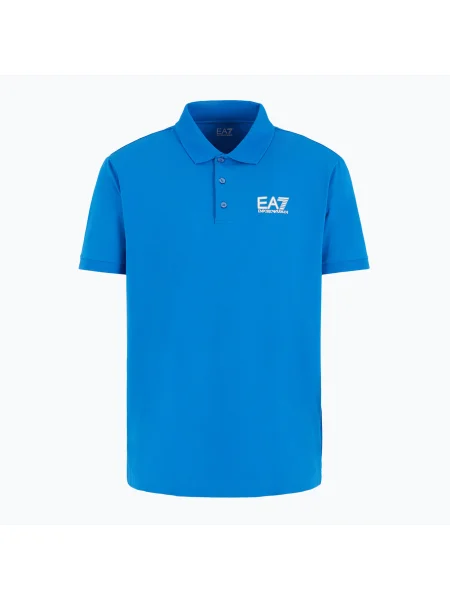 Мъжка тениска Emporio Armani Train Visibility Polo lapis blue синьо