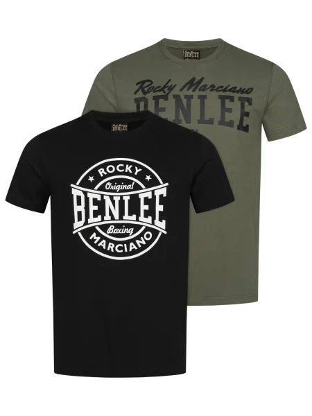 Benlee Majica Darcut oliva / črna bela