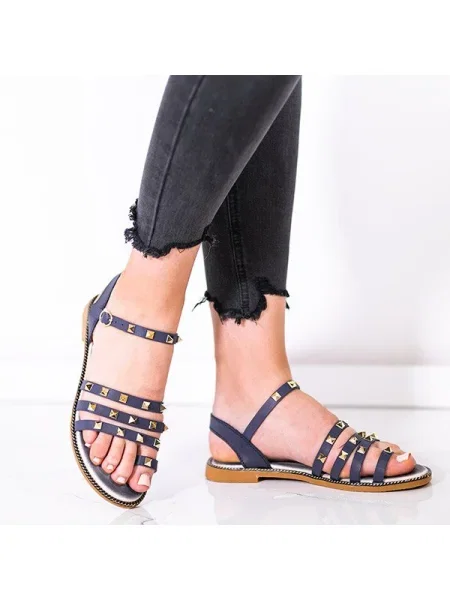 Sandale Resti cu tepi albastru