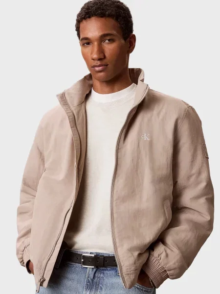 Джинсова куртка Calvin Klein Jeans бежева
