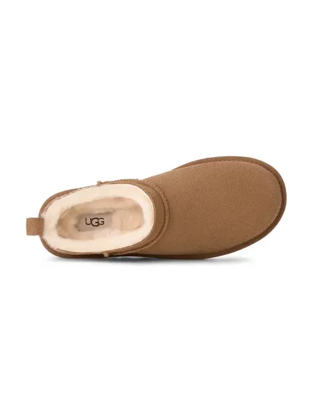 Замшевые классические сапоги Ugg коричневые