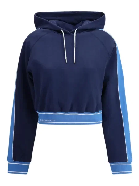 Суичър с качулка Casablanca синьо