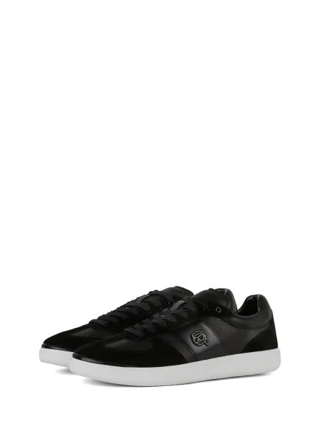 Karl Lagerfeld De piele sneakers ATLAS NFT negru