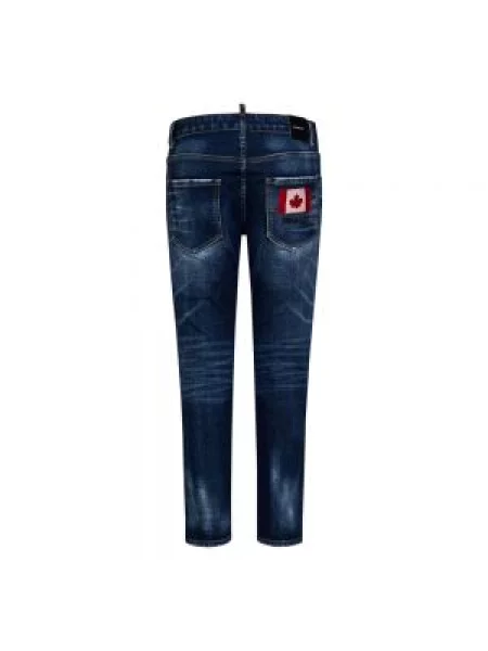 Proste jeansy Dsquared2 niebieskie
