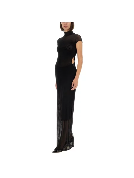 Sukienka maxi Jean Paul Gaultier czarna