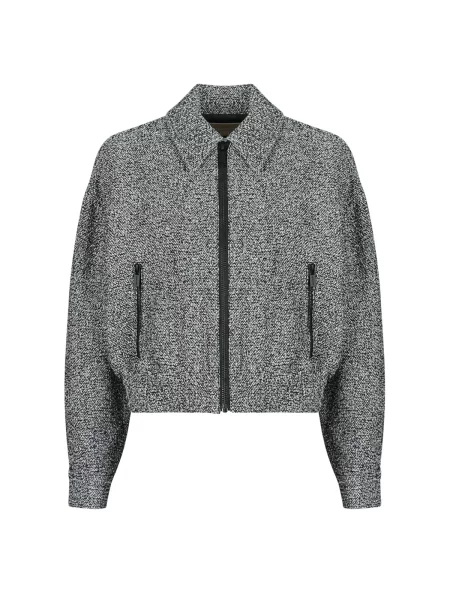 Geacă Michael Michael Kors din tweed negru