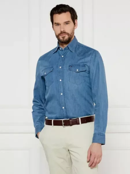 Tommy Hilfiger De blugi cămașă albastru