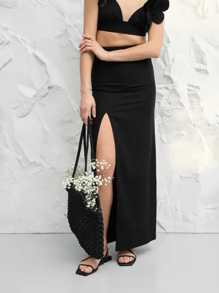 Лляна Спідниця максі HANDY WEAR Cuba чорний