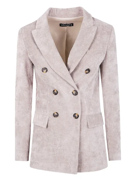 Marynarka Drhope sztruksowa dwurzędowa