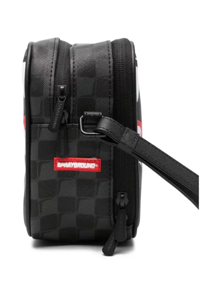 Geantă Sprayground cu imagine negru