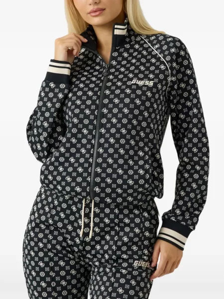 Hanorac cu fermoar Guess negru
