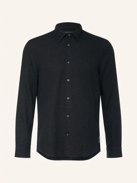 Marc O'polo Flanelová Košile Shaped Fit / hnědá černá