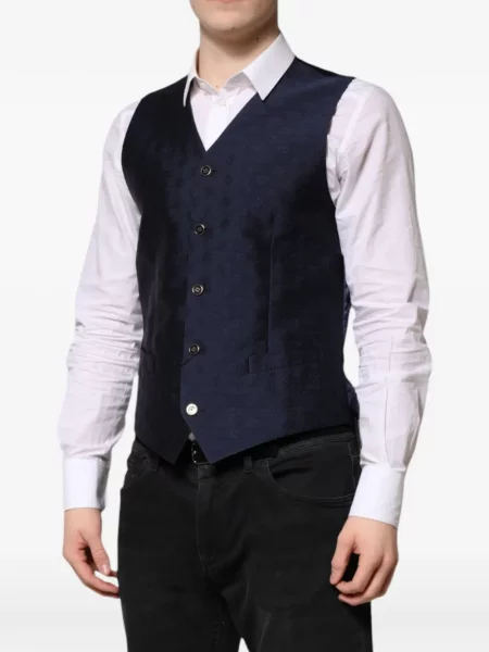 Vestă Dolce & Gabbana cu autograf albastru