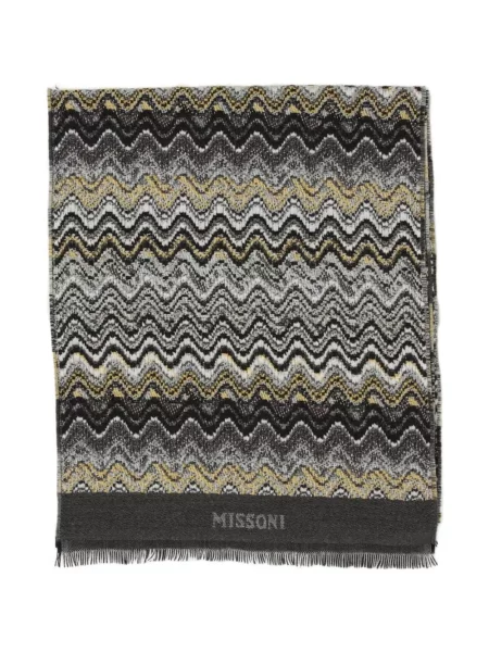 Fular Missoni de lână gri