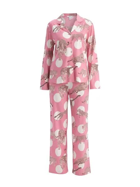 Dagi Pijama crem / maro / roz pitaya / murdar alb