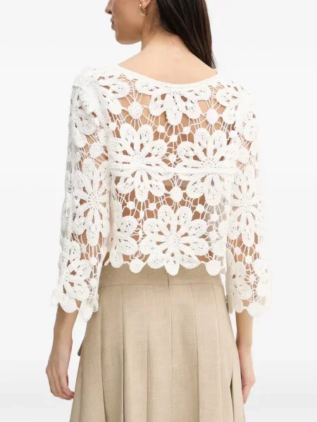 Cardigan Joseph Ribkoff cu model floral alb