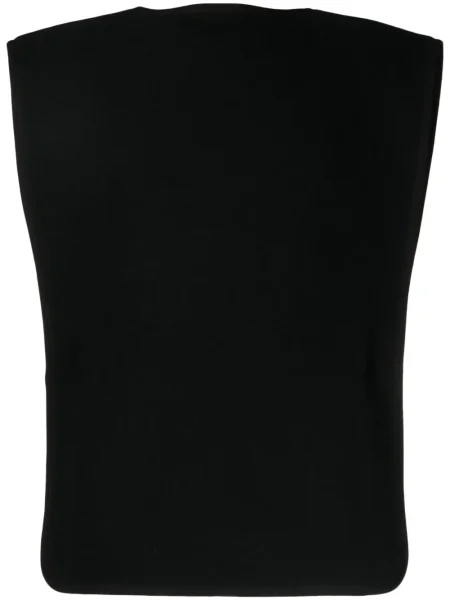 Вълнен елек 4sdesigns черно