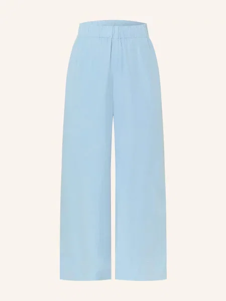 Marc O'polo Denim Spodnie Z Materiału Typu Marlene blau niebieskie