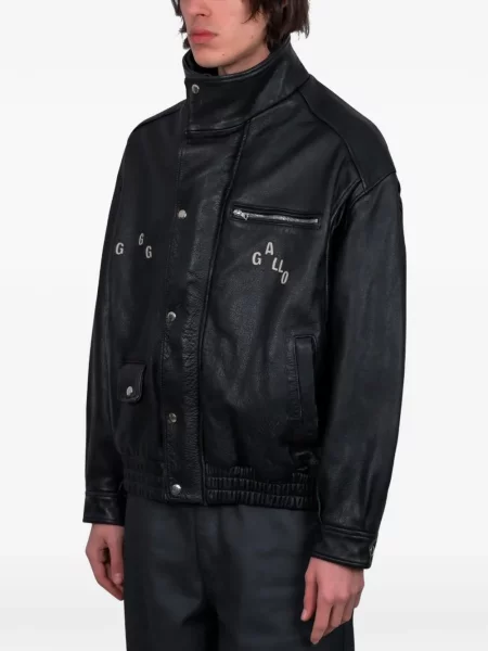 Geanta de piele Paly Hollywood negru