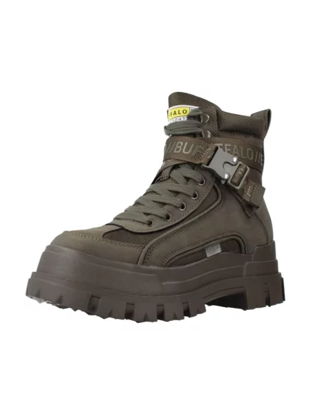Buffalo Trzewiki Aspha Laceup Mi Khaki zielone