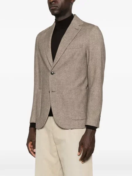 Sacou Circolo 1901 cu model herringbone maro