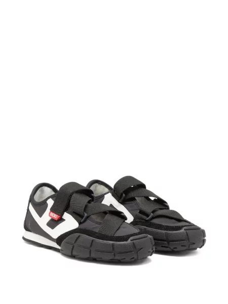 Sneakerși Diesel slip-on negru