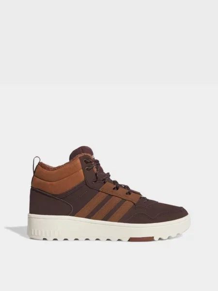 Кожаные ботинки Adidas коричневые