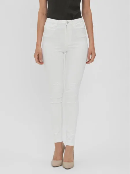 Vero Moda Blugi Sophia Skinny Fit alb