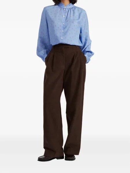Pantaloni Chinti & Parker de catifea cord maro