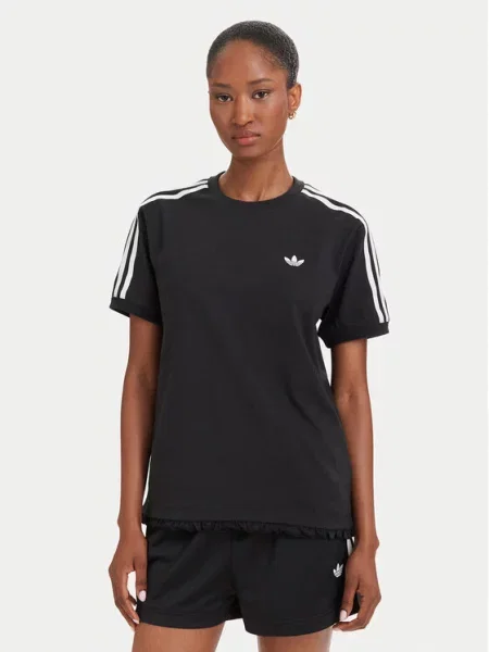 Tricou adidas Pleated 3s TEE Black L negru