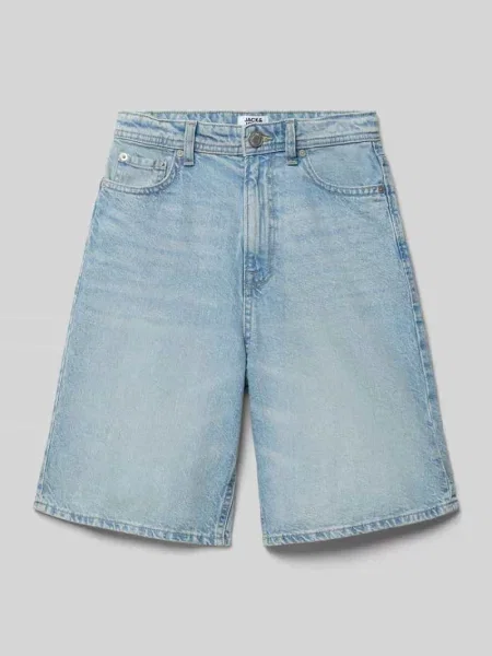 Szorty o kroju straight fit z naszywką z logo model Iron' Jack & Jones