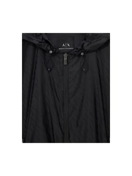 Armani Exchange Kabát | regular fit fekete